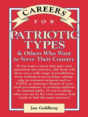 cover image of Careers for Patriotic Types & Others Who Want to Serve Their Country